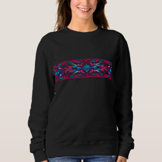 Techno‑Organic Hummingbird Illustration Sweatshirt