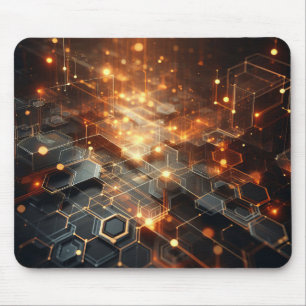 Techno-Organic Vision: Futuristic Designs for Your Mouse Pad