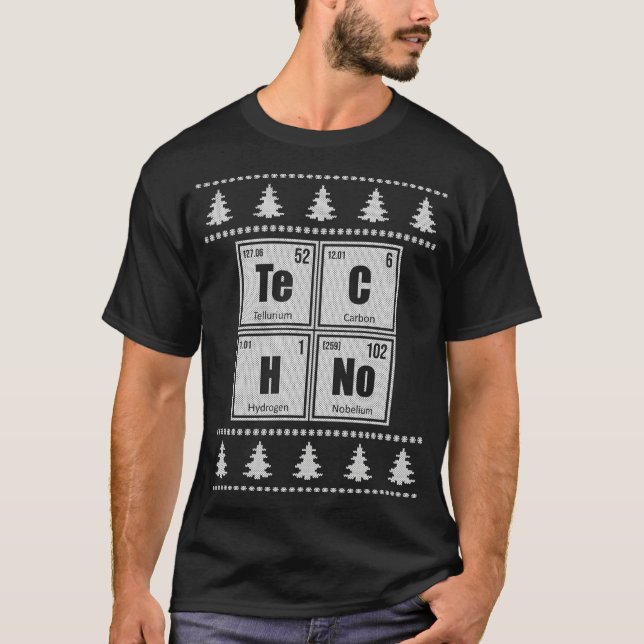 Techno Rave Ugly Christmas Sweater  (Front)