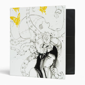 Techno Tako Girl 3-Ring School Binder