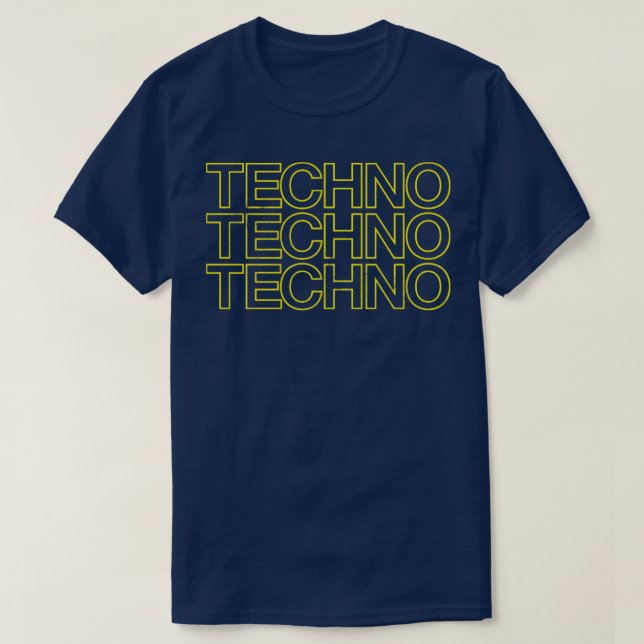 TECHNO TECHNO TECHNO T-Shirt (Design Front)