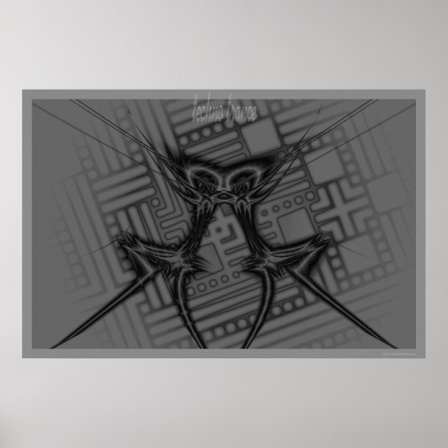 techno trance poster (Front)