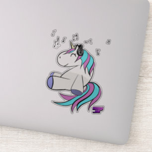 Techno Uni clear vinyl sticker/ decal