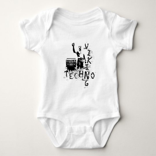 Techno Viking Baby Bodysuit
