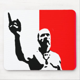 techno viking poster mouse pad
