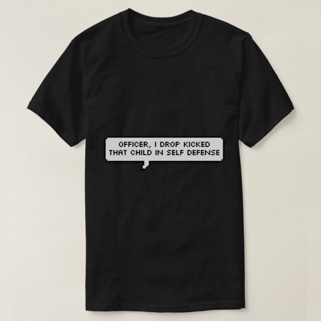 Technoblade Quote Officer T-Shirt (Design Front)