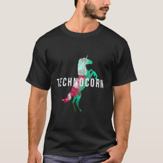 Technocorn Techno Festival Rave Music DJ EDM Bass T-Shirt