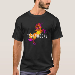Technocorn Techno Festival Rave Music DJ EDM Bass  T-Shirt