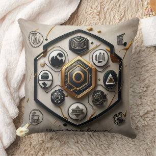 "Technological Advancements" Throw Pillow