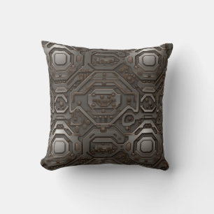 Technological printing throw pillow