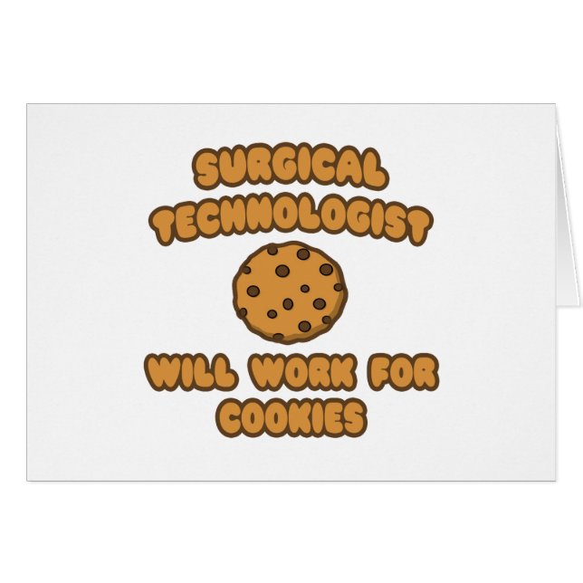 Technologue chirurgical .. Travail pour les cookie (Devant horizontal)