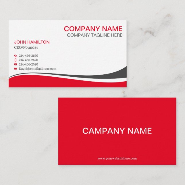 Technology Business Card (Front/Back)