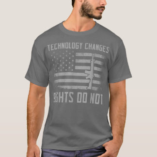 Technology Changes Rights Do Not 2nd Amendment 572 T-Shirt