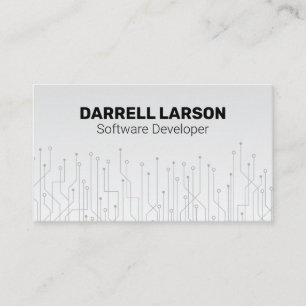 Technology Circuit Board Business Card