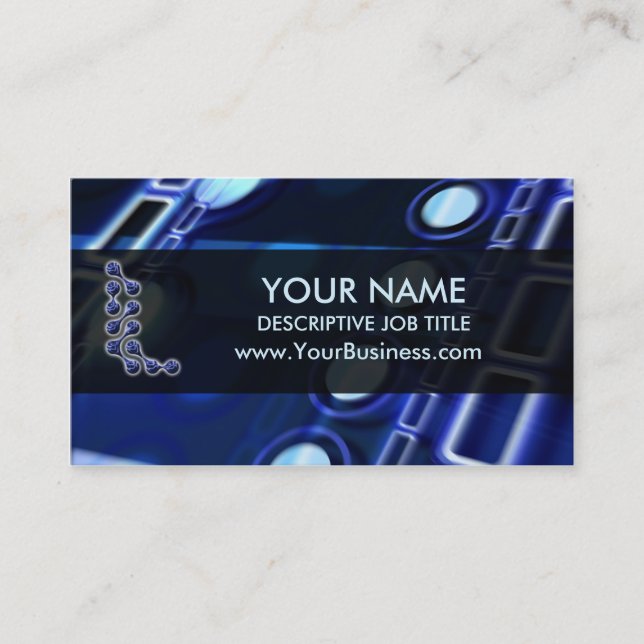 Technology Company Business Card (Front)
