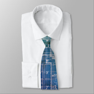 Technology Engineer Blueprint Tie