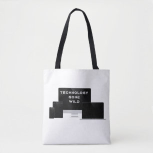 Technology Gone Wild Tote Bag