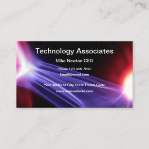 Technology Theme Cool Design Business Card
