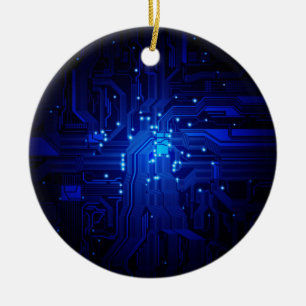 technology theme ornament