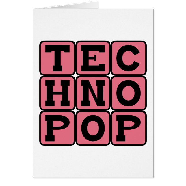 Technopop, Genre musical (Devant)