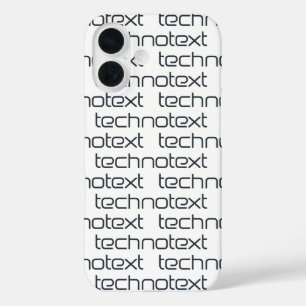 Technotext Techno Text Logo iPhone 16 Case