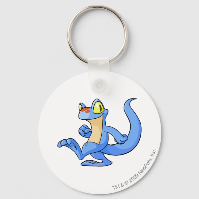 Techo Blue Keychain (Front)