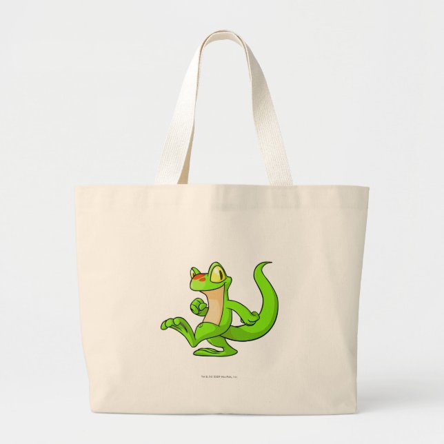Techo Green Large Tote Bag (Front)