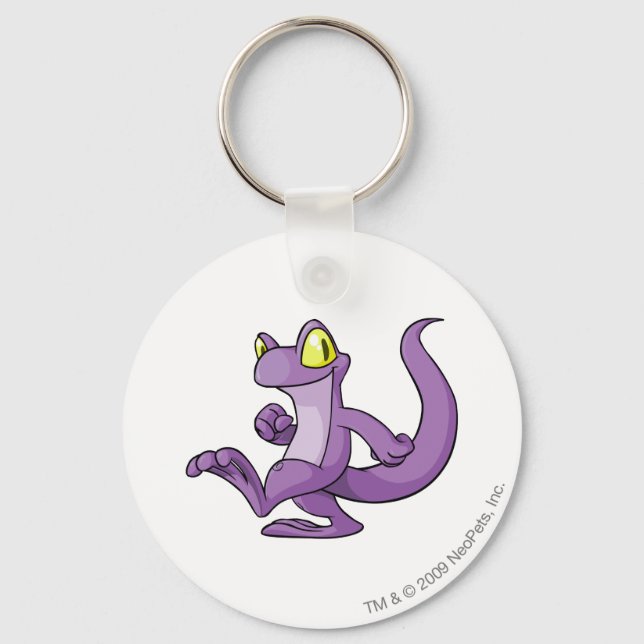 Techo Purple Keychain (Front)