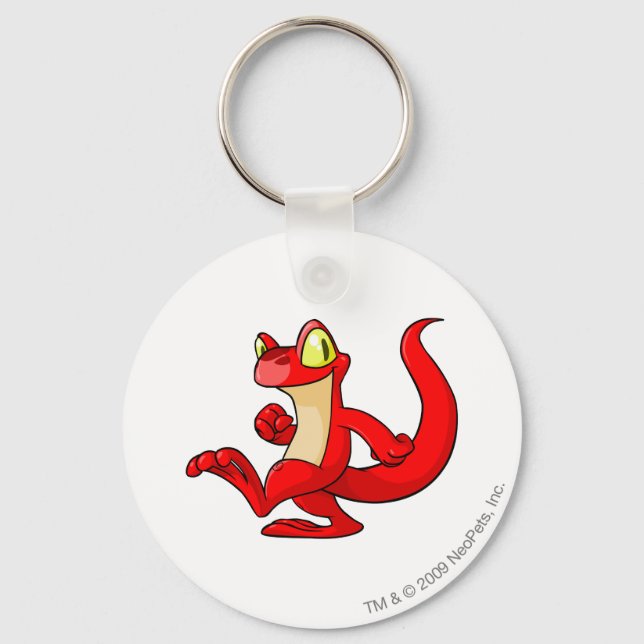 Techo Red Keychain (Front)