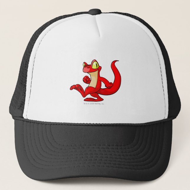 Techo Red Trucker Hat (Front)