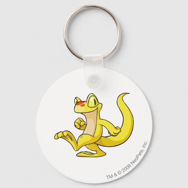 Techo Yellow Keychain (Front)