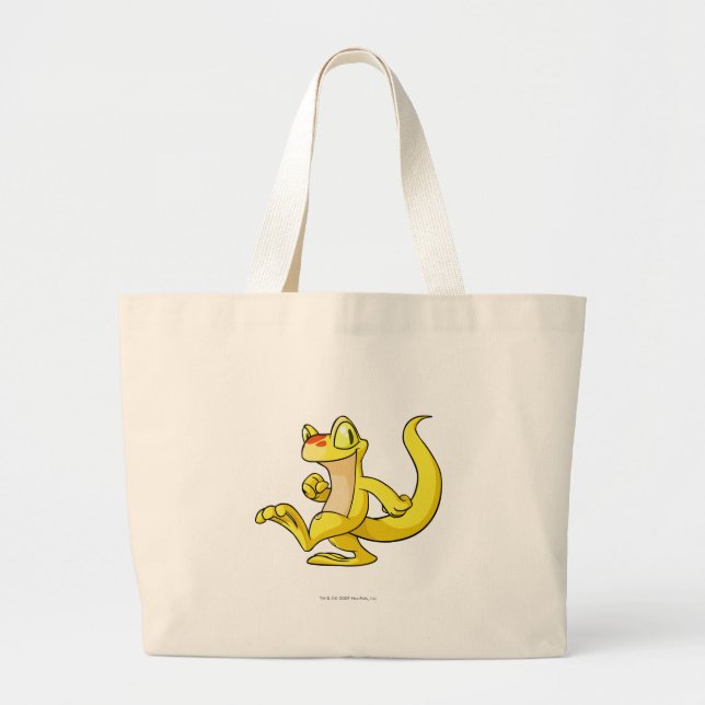 Techo Yellow Large Tote Bag (Front)