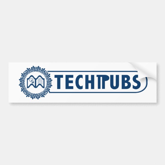 Techpubs Bumper Sticker (Front)