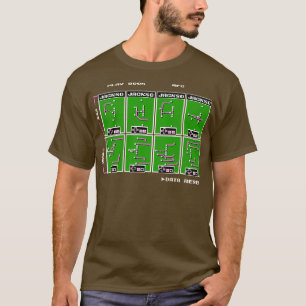 TECMO BO Retro Tecmo Plays T-Shirt