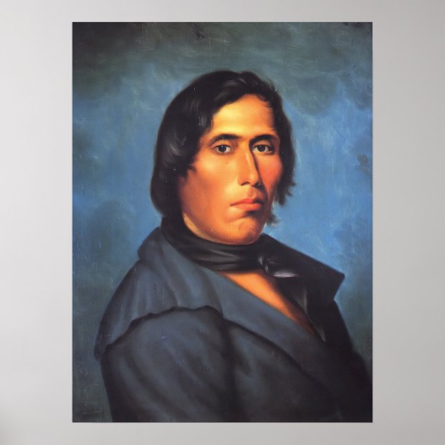 Tecumseh Native American Indian Poster (Front)