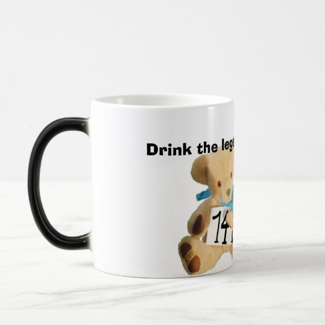 ted2 edit, Drink the legends drink Magic Mug (Left)