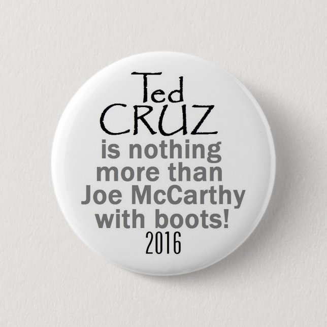 Ted Cruz 2016 2 Inch Round Button (Front)