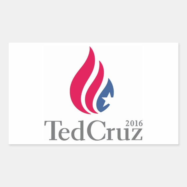 Ted Cruz 2016 Logo Sticker (Front)