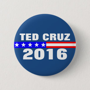Ted Cruz 2016 Presidential Election Campaign 2 Inch Round Button