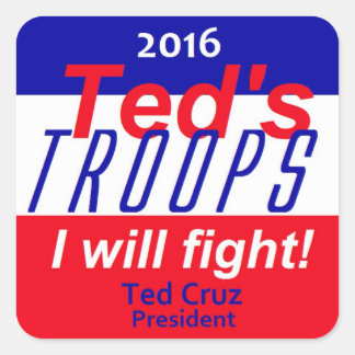 Ted Cruz 2016 Square Sticker