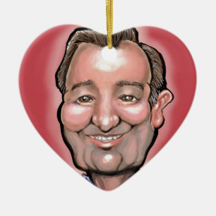 Ted Cruz Ceramic Ornament
