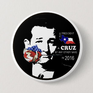 Ted Cruz For President 2016 3 Inch Round Button