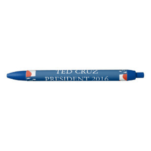 Ted Cruz President 2016 Black Ink Pen