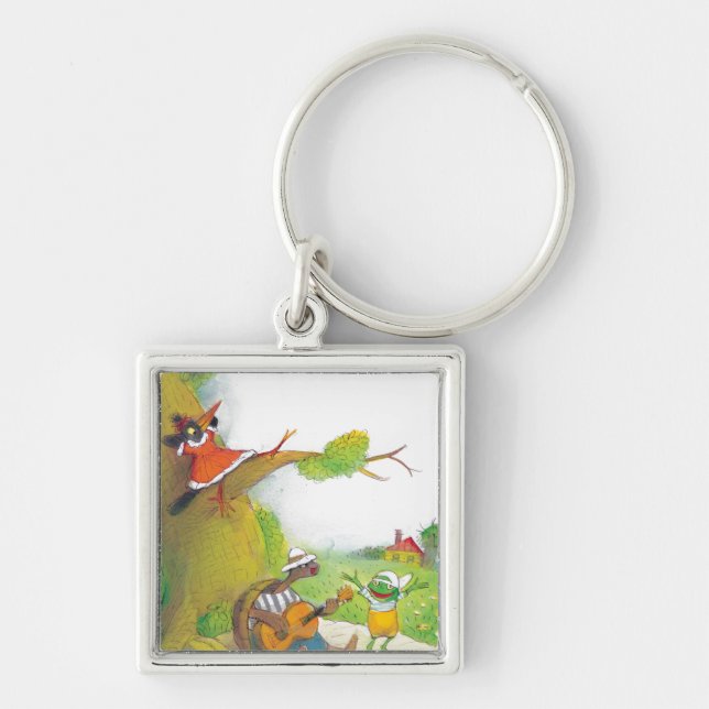 Ted, Ed and Caroll The Picnic 1 Keychain (Front)