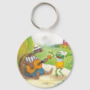 Ted, Ed and Caroll The Picnic 1 Keychain
