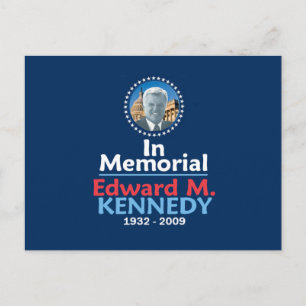 Ted Kennedy Memorial Postcard