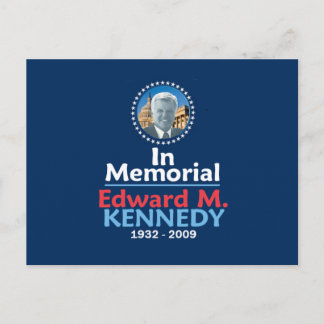 Ted Kennedy Memorial Postcard