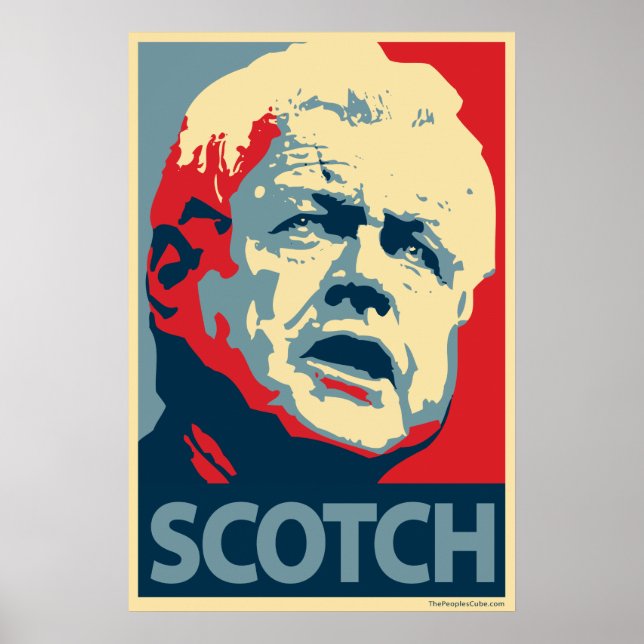 Ted Kennedy - Scotch: OHP Poster (Front)