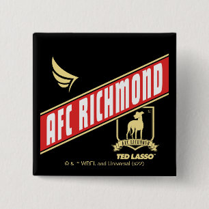 Ted Lasso   AFC Richmond Athletic Banner 2 Inch Square Button