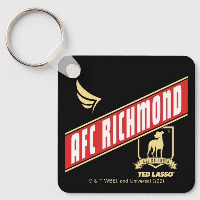 Ted Lasso | AFC Richmond Athletic Banner Keychain (Front)